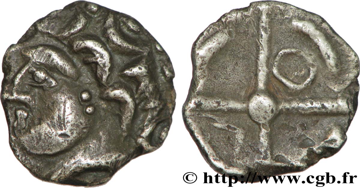 LONGOSTALÈTES (Région de Narbonne) Drachme “au style languedocien”, S. 308 var TTB+/TB+