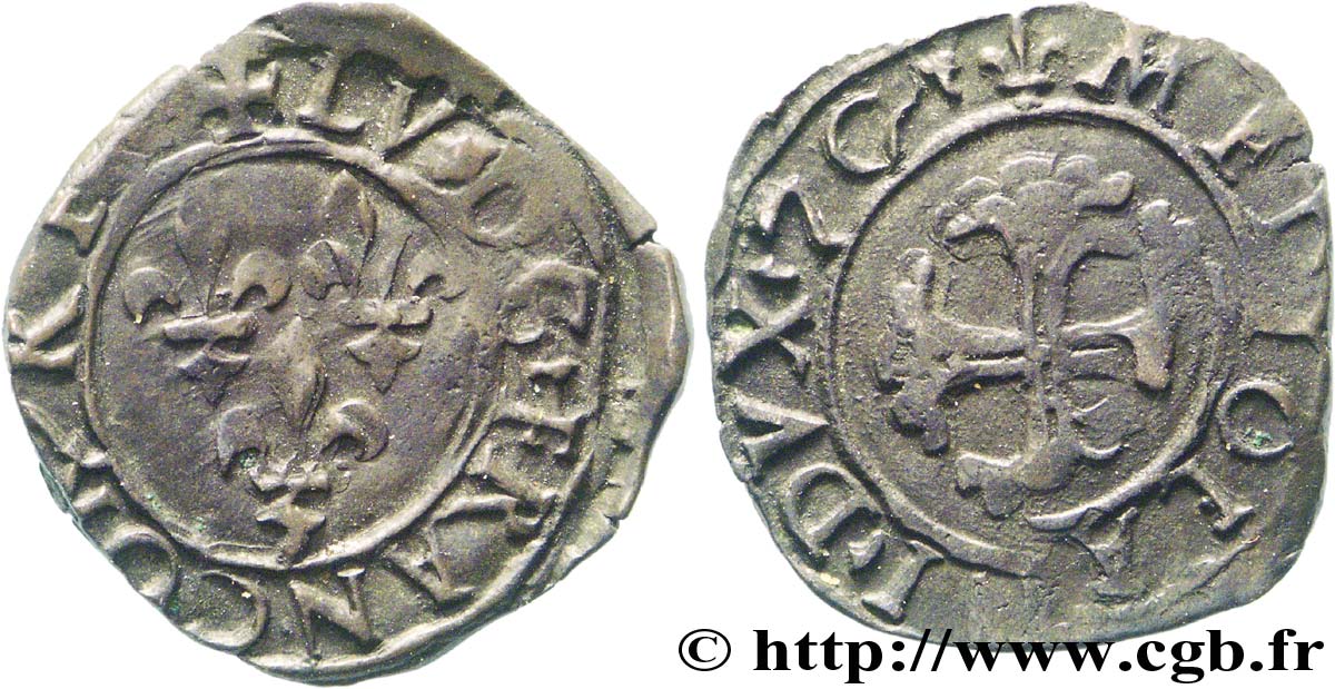 ITALY - DUCHY OF MILAN - LOUIS XII Trillina ou 3 denari c. 1500-1512 Milan BB