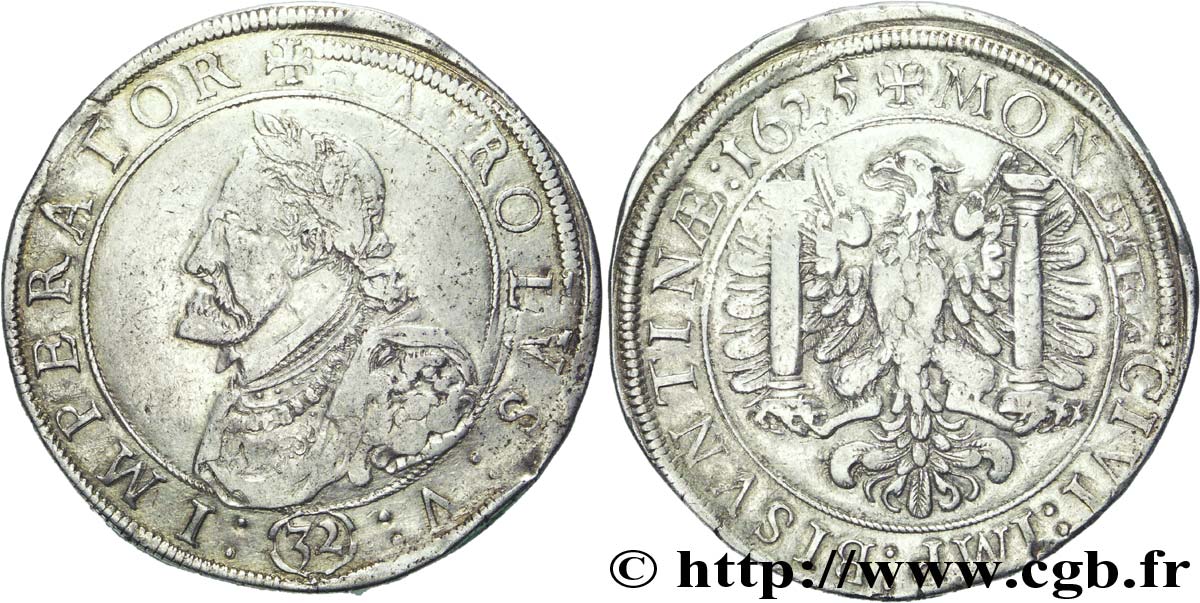 TOWN OF BESANCON - COINAGE STRUCK IN THE NAME OF CHARLES V Daldre XF