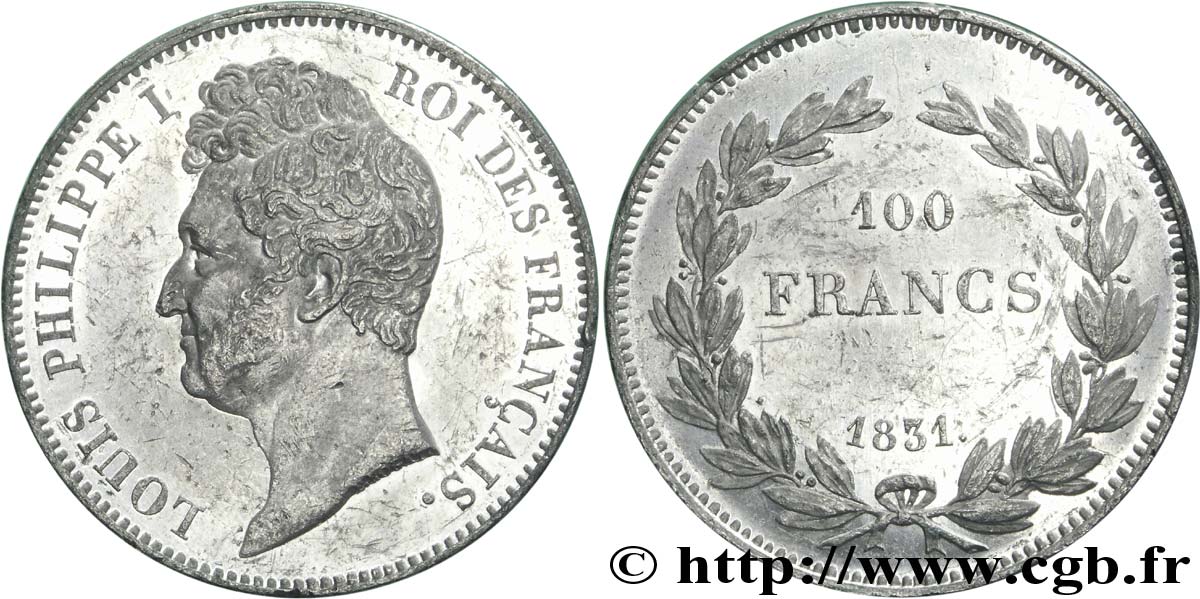 Essai de 100 francs par Rogat 1831  Maz.1062  AU 