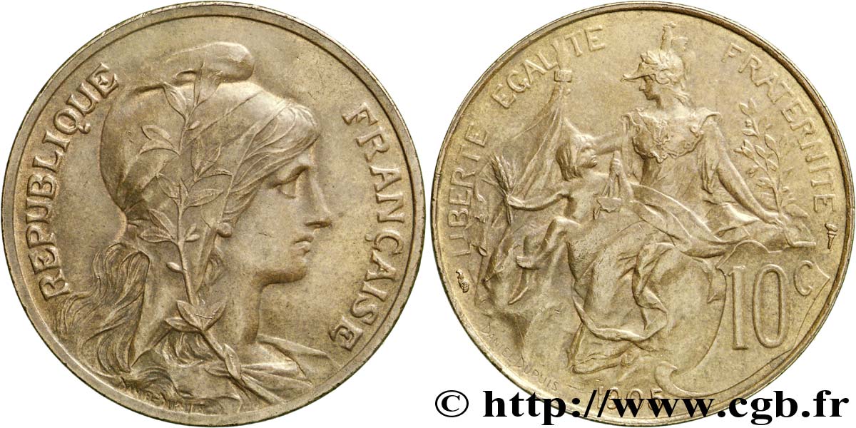 10 centimes Daniel-Dupuis 1905 Paris F.136/14 SUP 