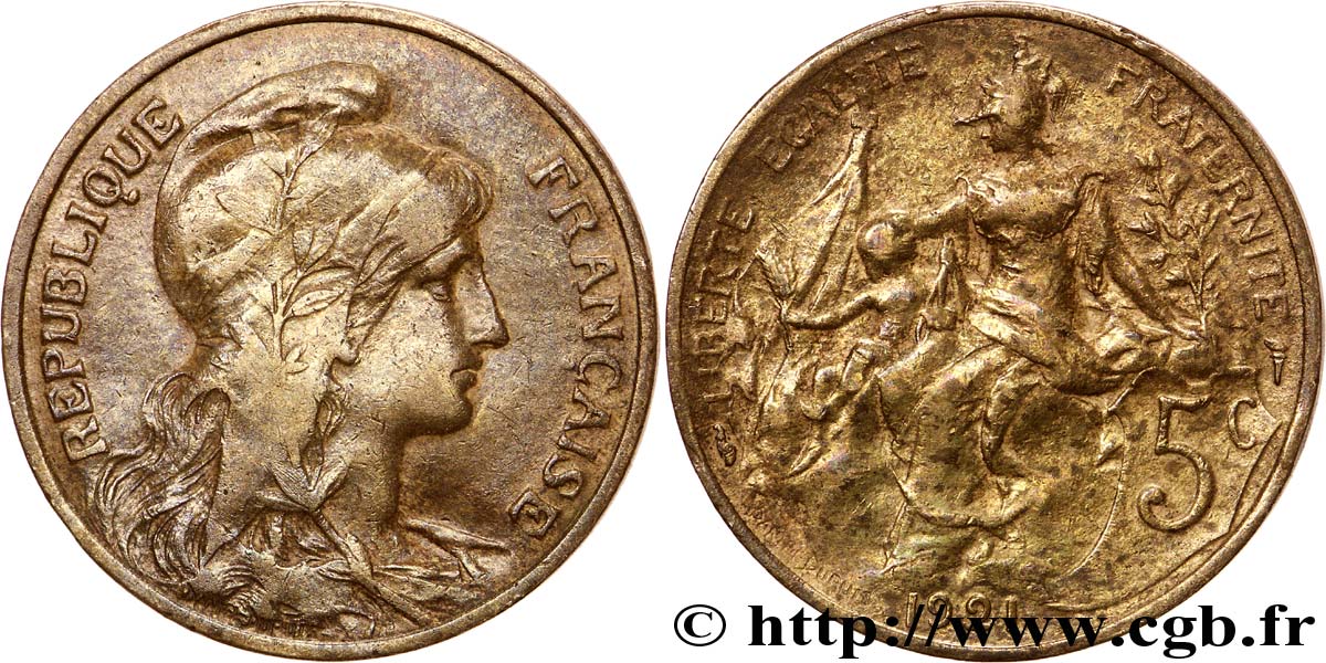 5 centimes Daniel-Dupuis 1921 Paris F.119/32 BC 