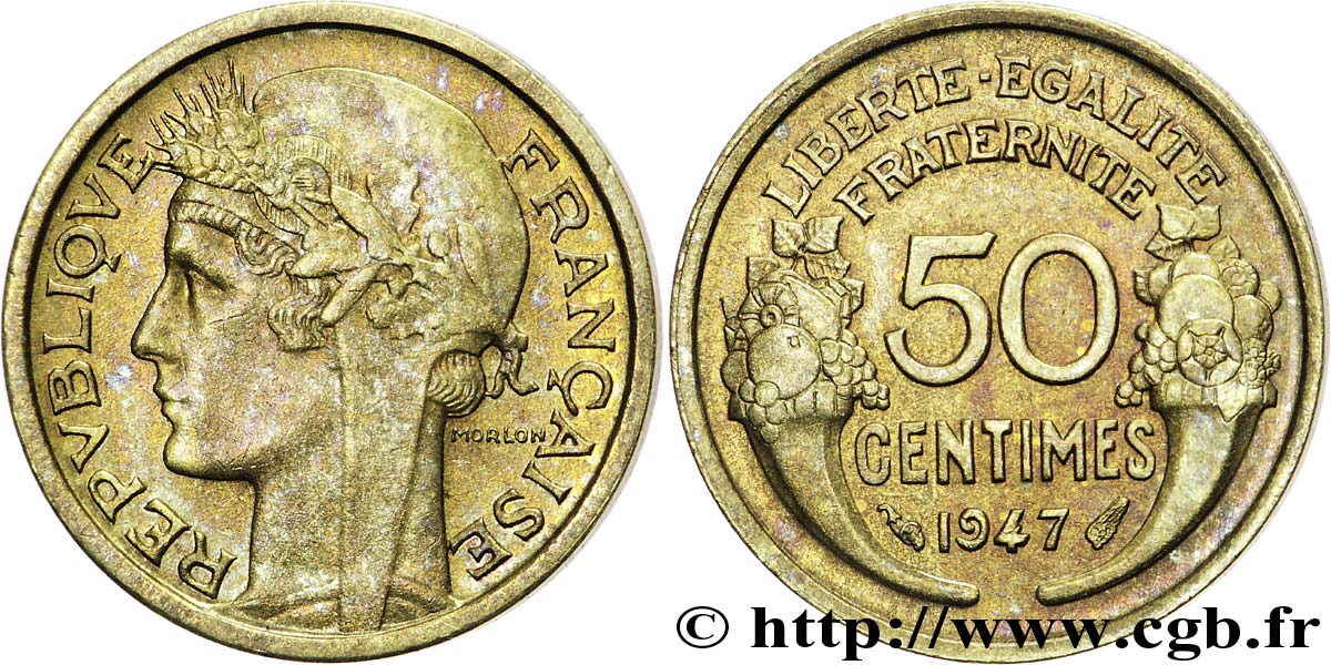 50 centimes Morlon 1947 Paris F.192/19 BB 