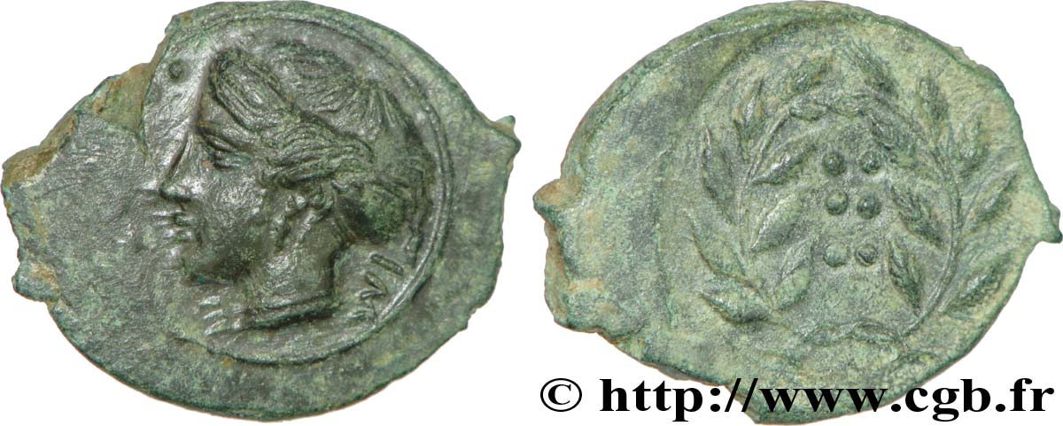 SICILIA - IMERA Hemilitron, (PB, Æ 18) EBC