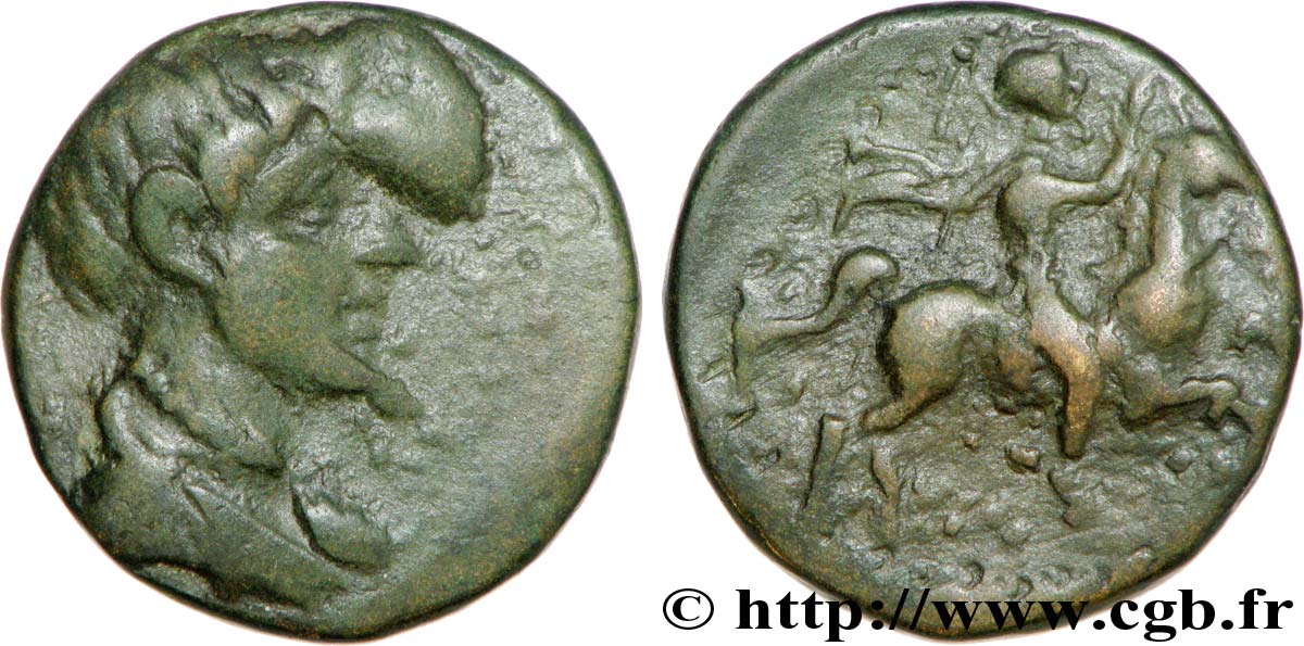 THRACE - THRACIAN KINGDOM - SKOSTOKES Unité de bronze, (PB, Æ 19) VF