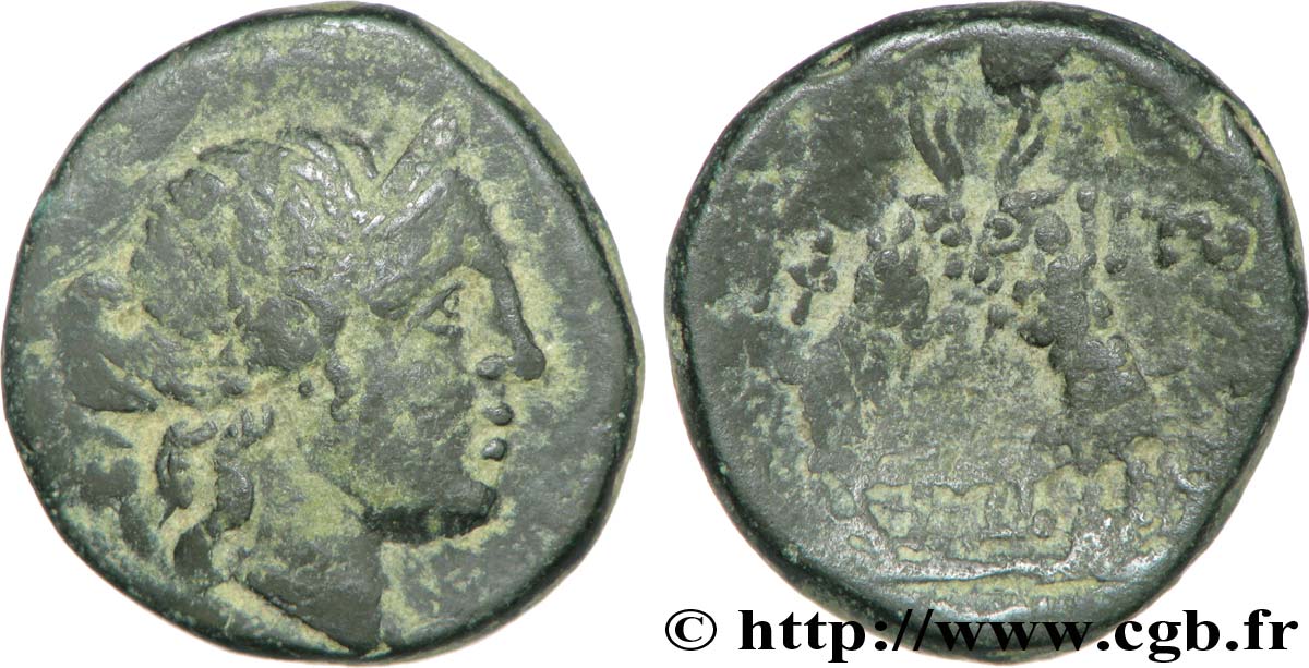 MACEDONIA - ROMAN PROVINCE Unité de bronze, (MB, Æ 22) XF/VF