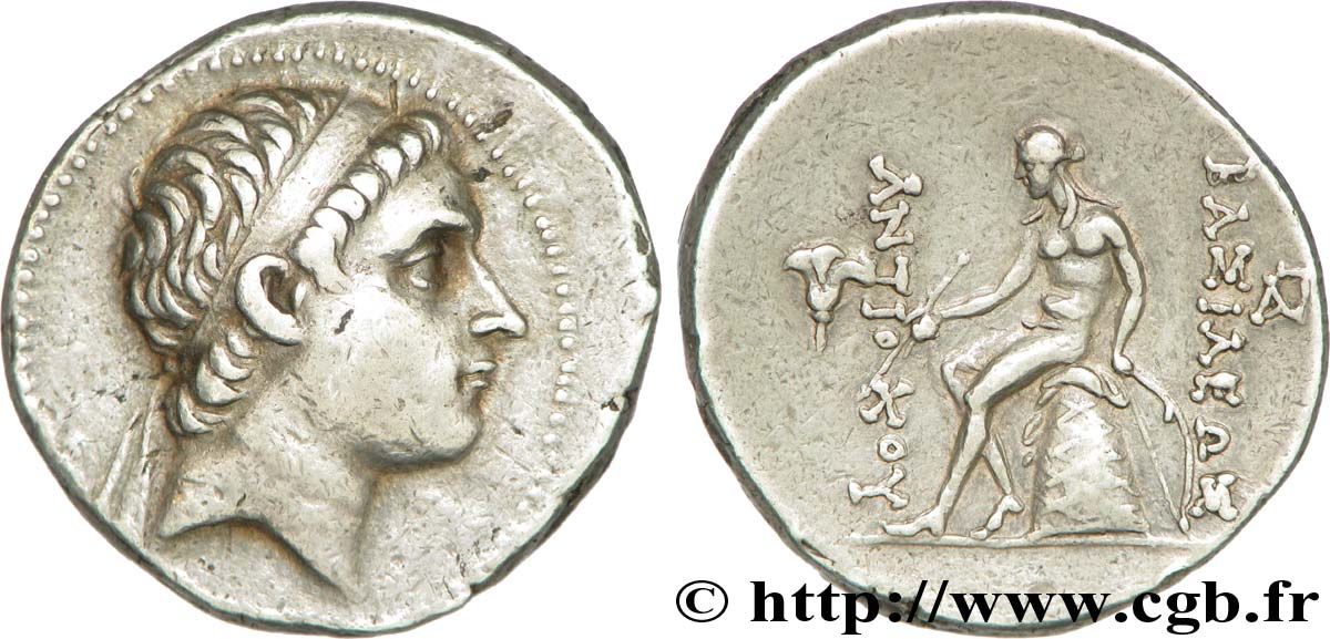 SYRIA - SELEUKID KINGDOM - ANTIOCHUS III THE GREAT Tétradrachme AU