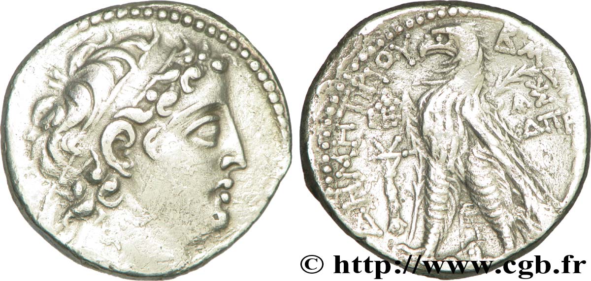 SYRIA - SELEUKID KINGDOM - DEMETRIUS II NIKATOR Tétradrachme AU