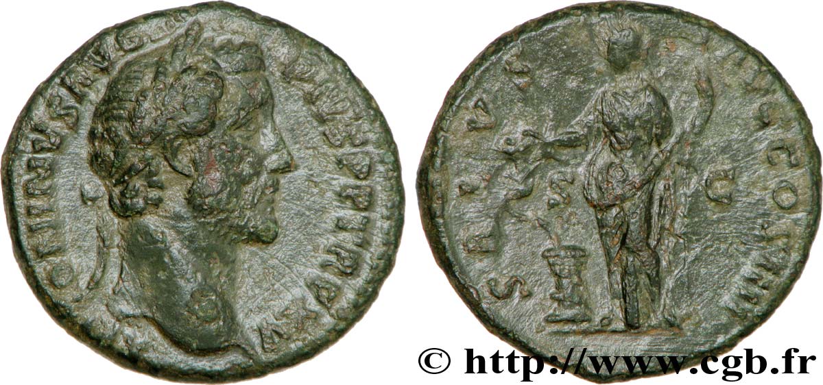 ANTONINO PIO As, (MB, Æ 26) BB