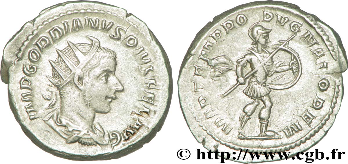 GORDIANUS III Antoninien de poids lourd VZ