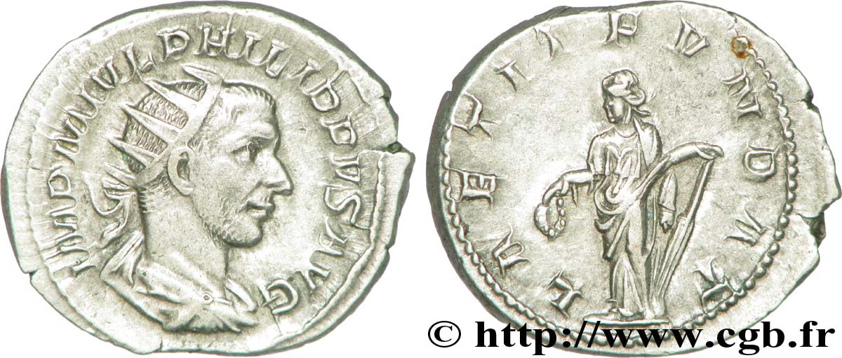 FILIPPO I PADRE Antoninien AU/MS