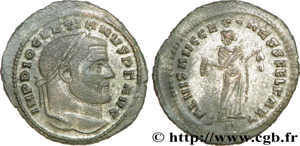 DIOCLETIANUS Follis ou nummus fST/VZ