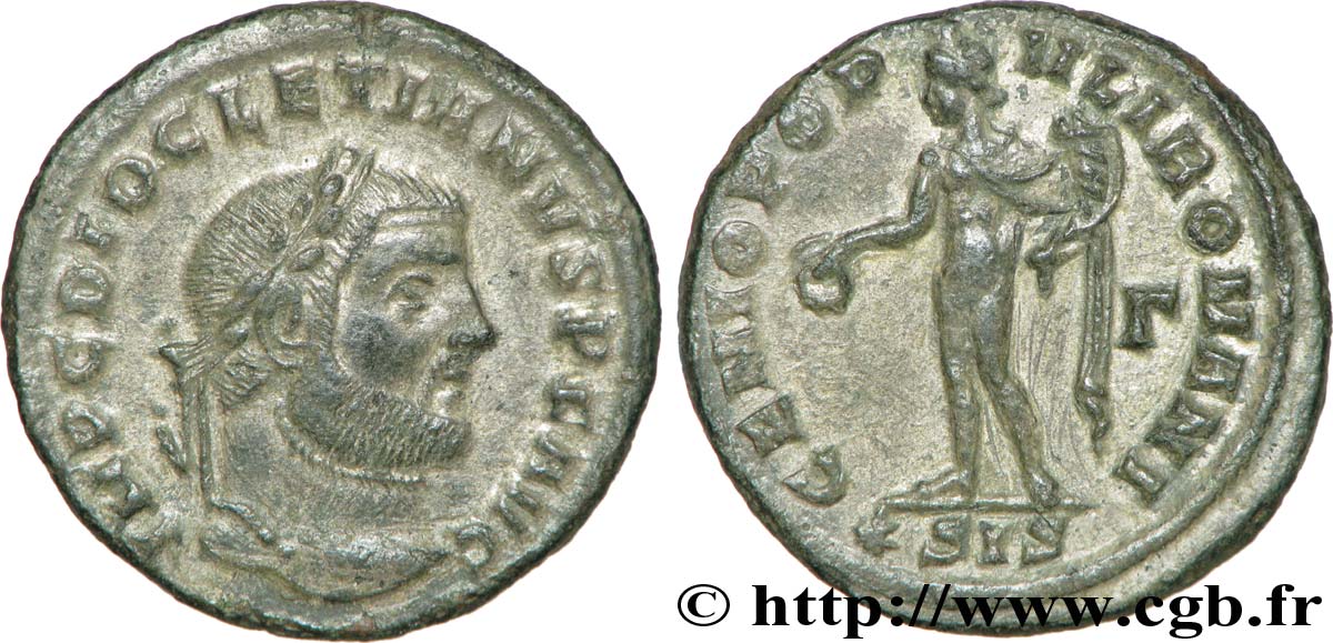 DIOCLEZIANO Follis ou nummus AU