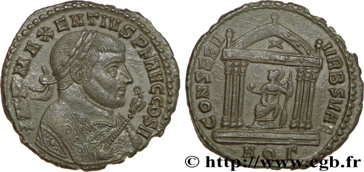 MASSENZIO Follis ou nummus AU