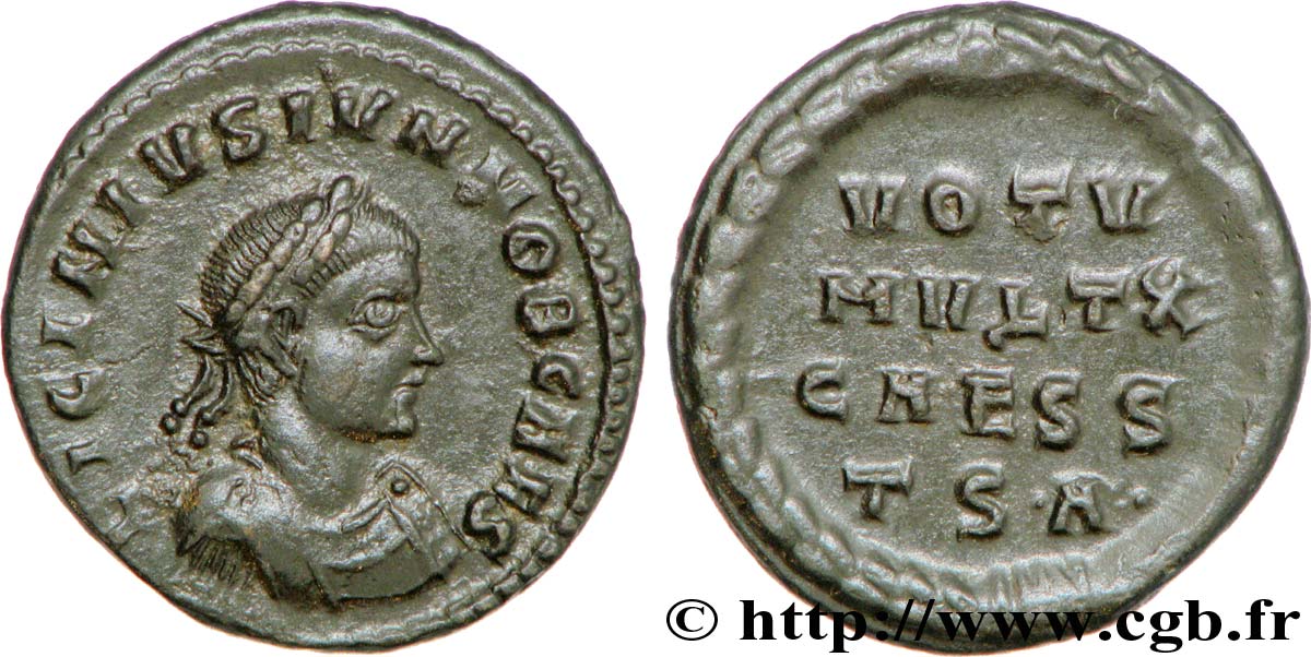 LICINIUS II Centenionalis ou nummus AU