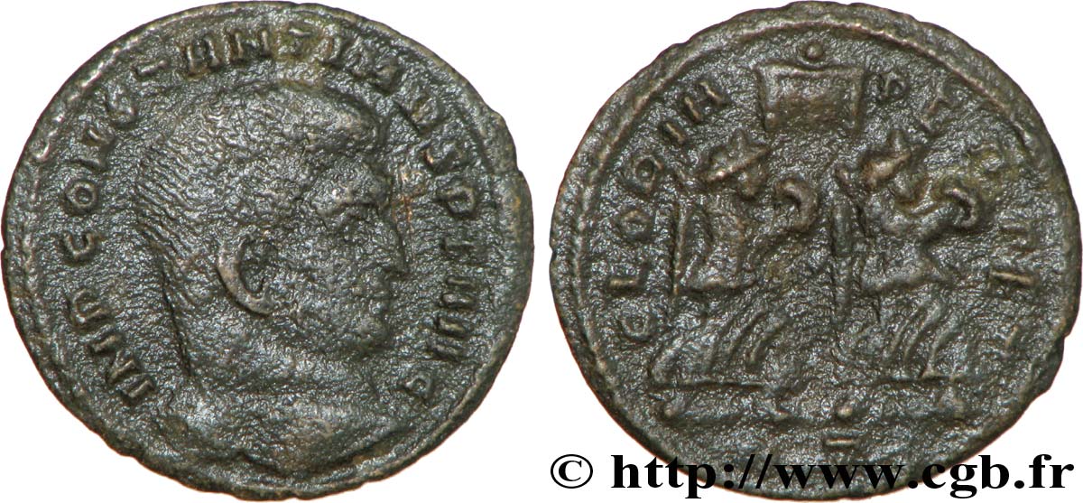 CONSTANTIN Ier LE GRAND Demi-follis TB+