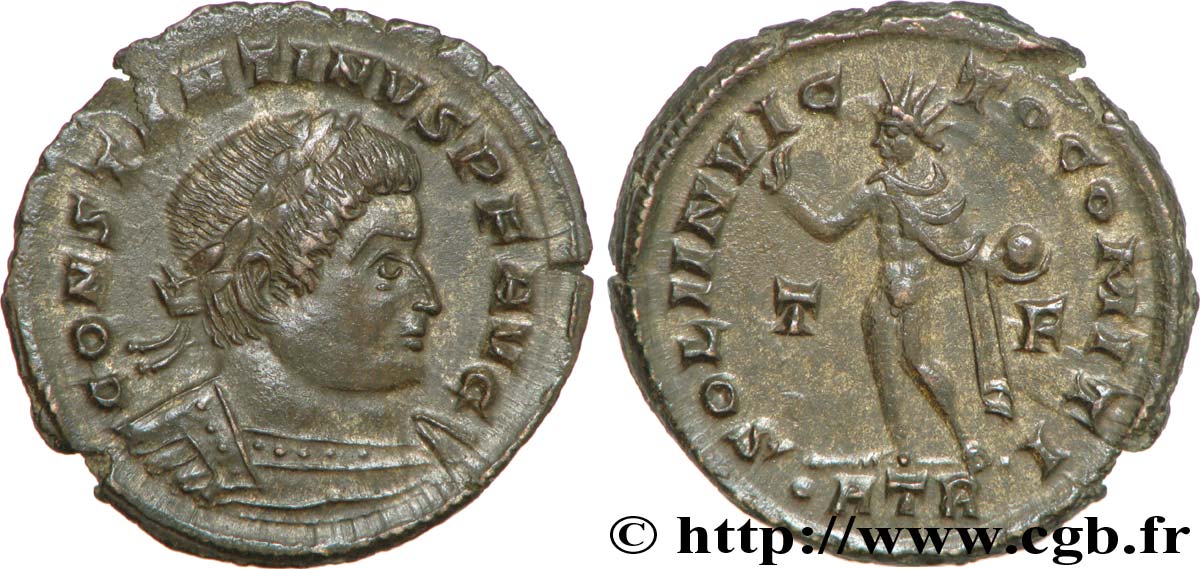 CONSTANTINE I THE GREAT Follis ou nummus AU