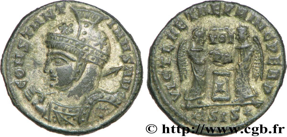CONSTANTINE I THE GREAT Centenionalis ou nummus AU