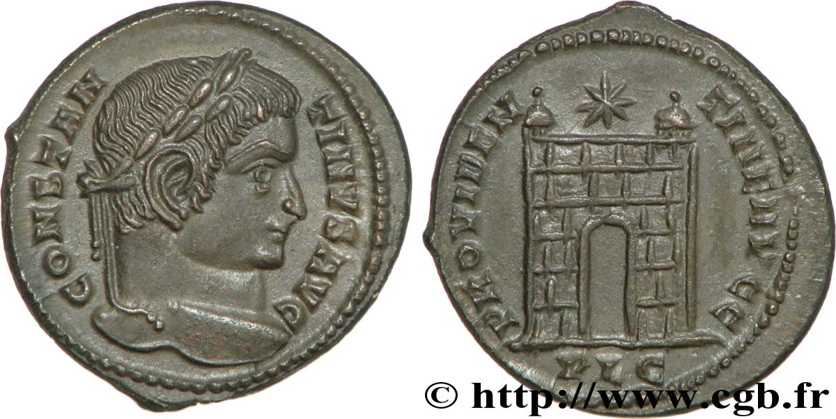 CONSTANTIN Ier LE GRAND Centenionalis ou nummus FDC