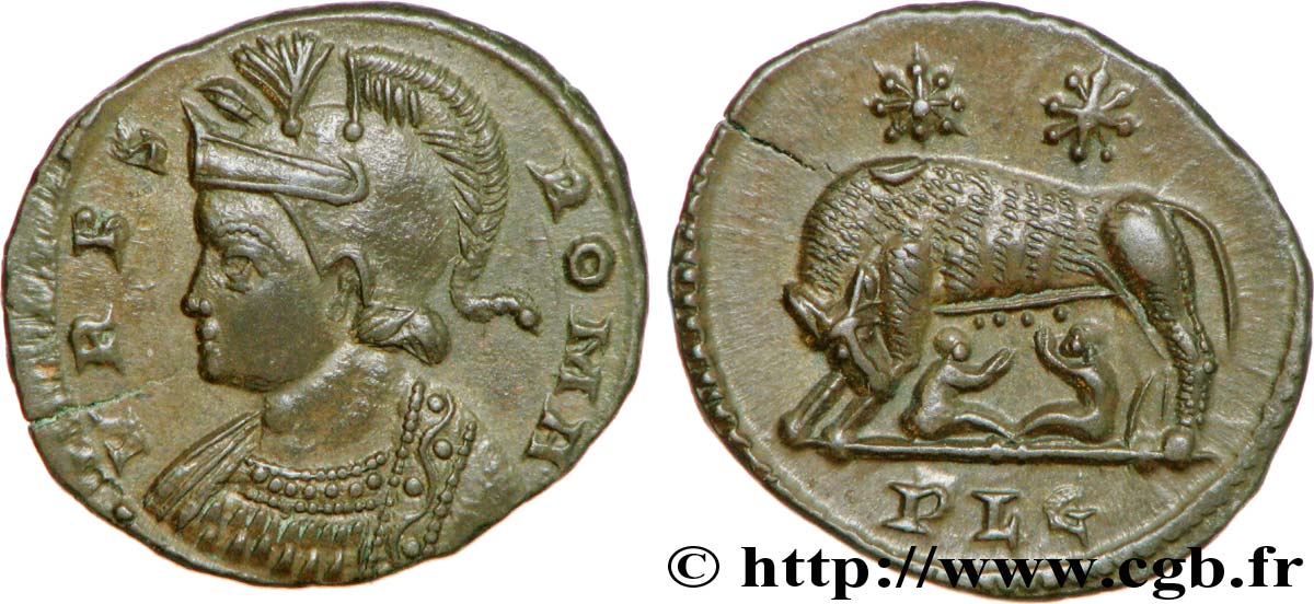 ROMA Centenionalis ou nummus FDC