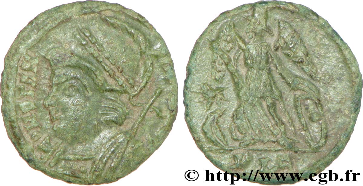 CONSTANTINOPOLIS Centenionalis ou nummus, imitation XF