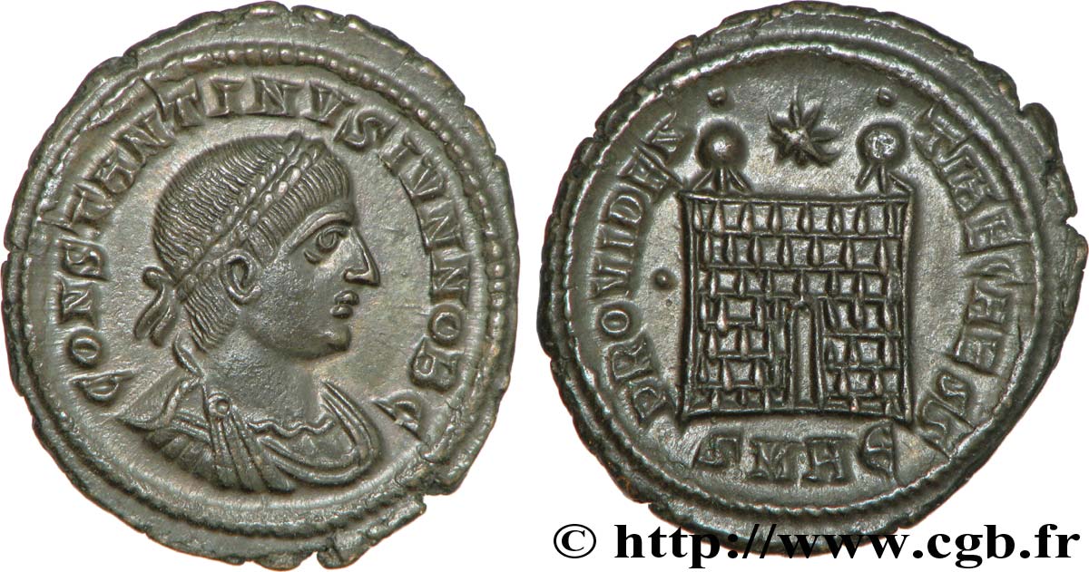 CONSTANTIN II Centenionalis ou nummus FDC