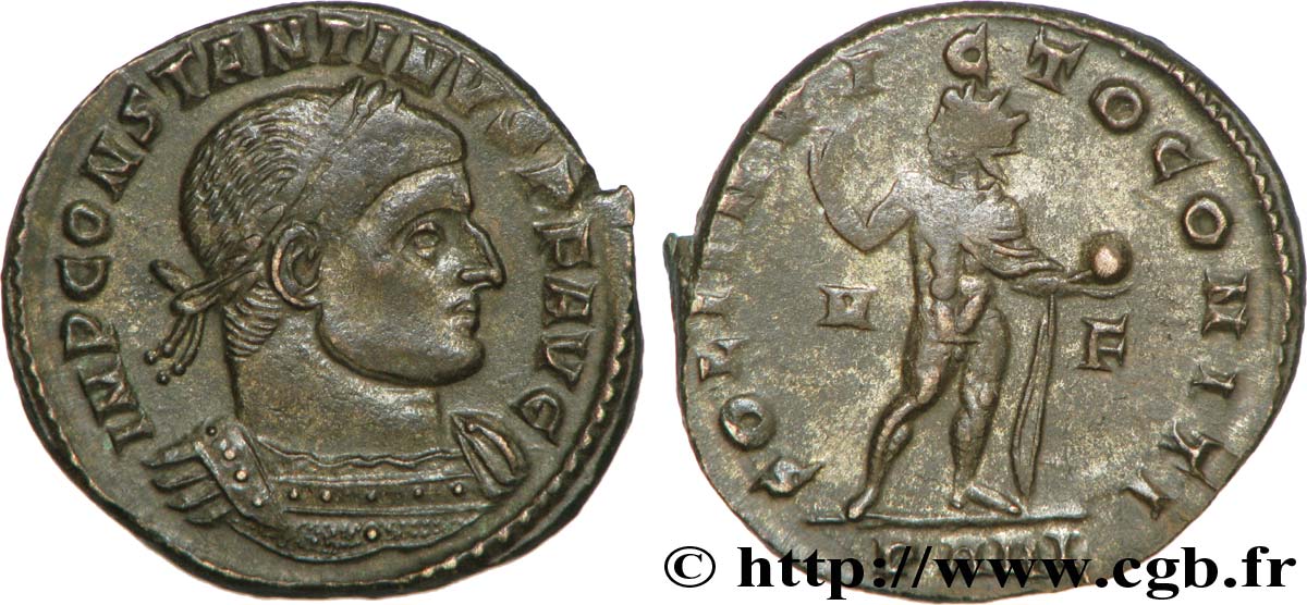 COSTANTINO I IL GRANDE Follis ou nummus AU/AU