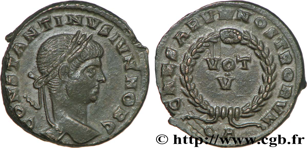 CONSTANTIN II Centenionalis ou nummus SUP