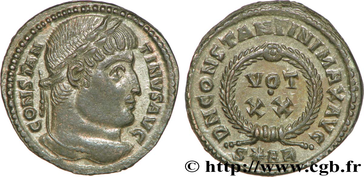 COSTANTINO I IL GRANDE Centenionalis ou nummus FDC