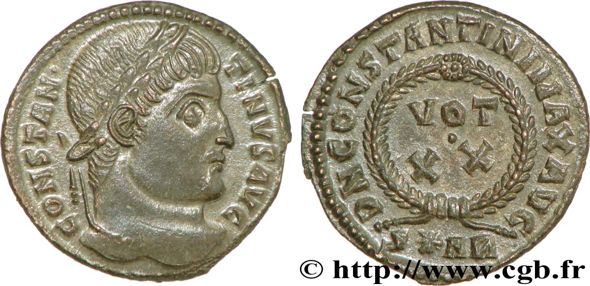 CONSTANTIN Ier LE GRAND Centenionalis ou nummus FDC