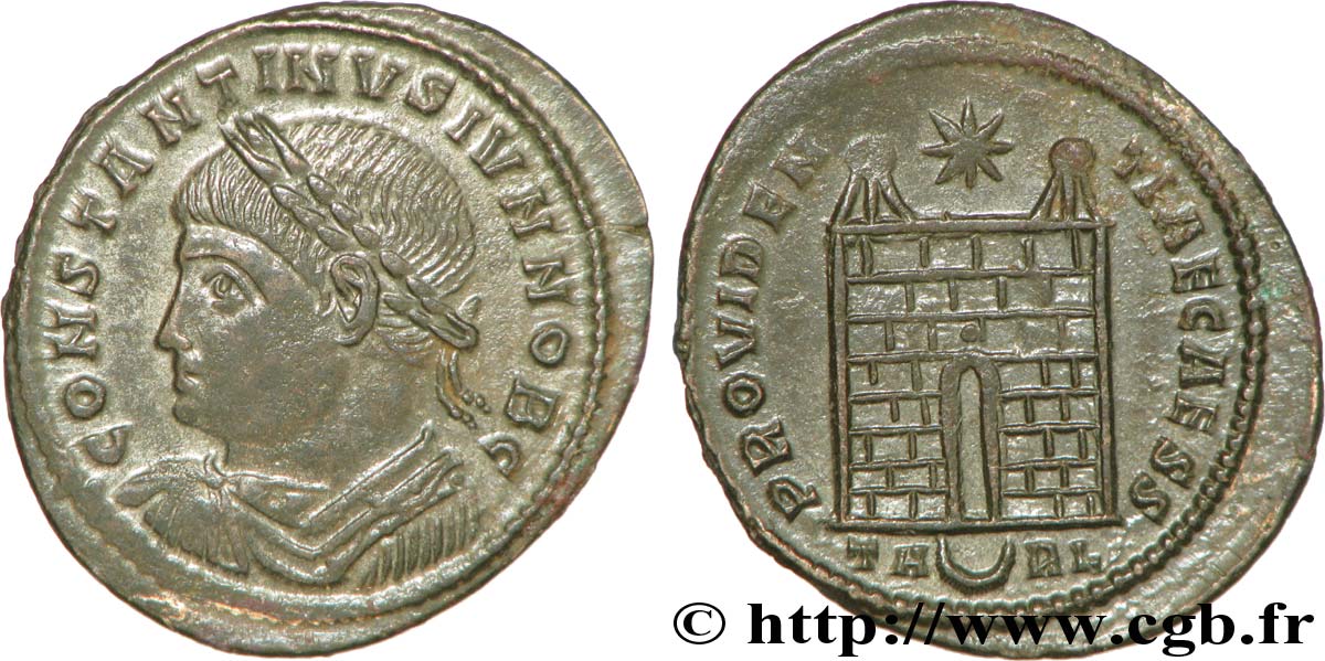 CONSTANTINE II Centenionalis ou nummus MS