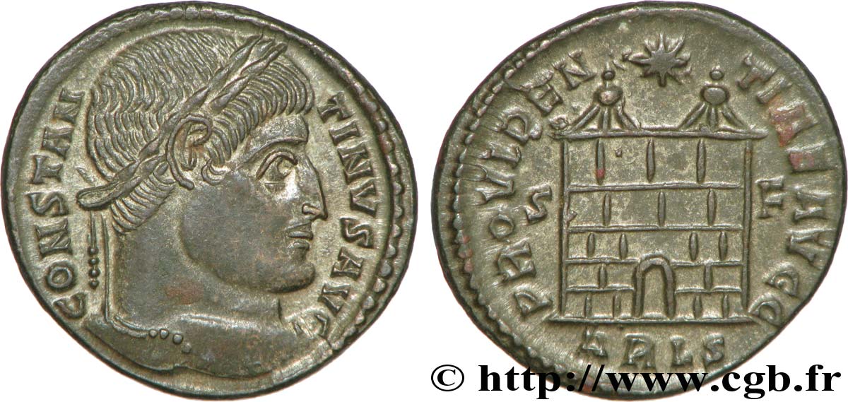 COSTANTINO I IL GRANDE Centenionalis ou nummus FDC