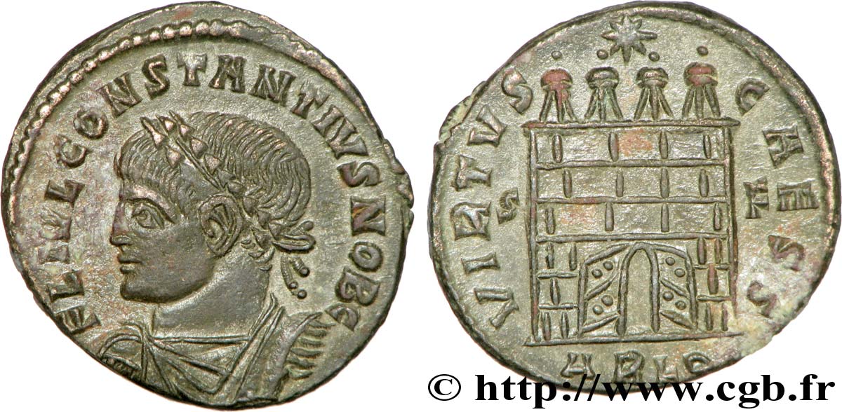 CONSTANTIUS II Centenionalis ou nummus MS