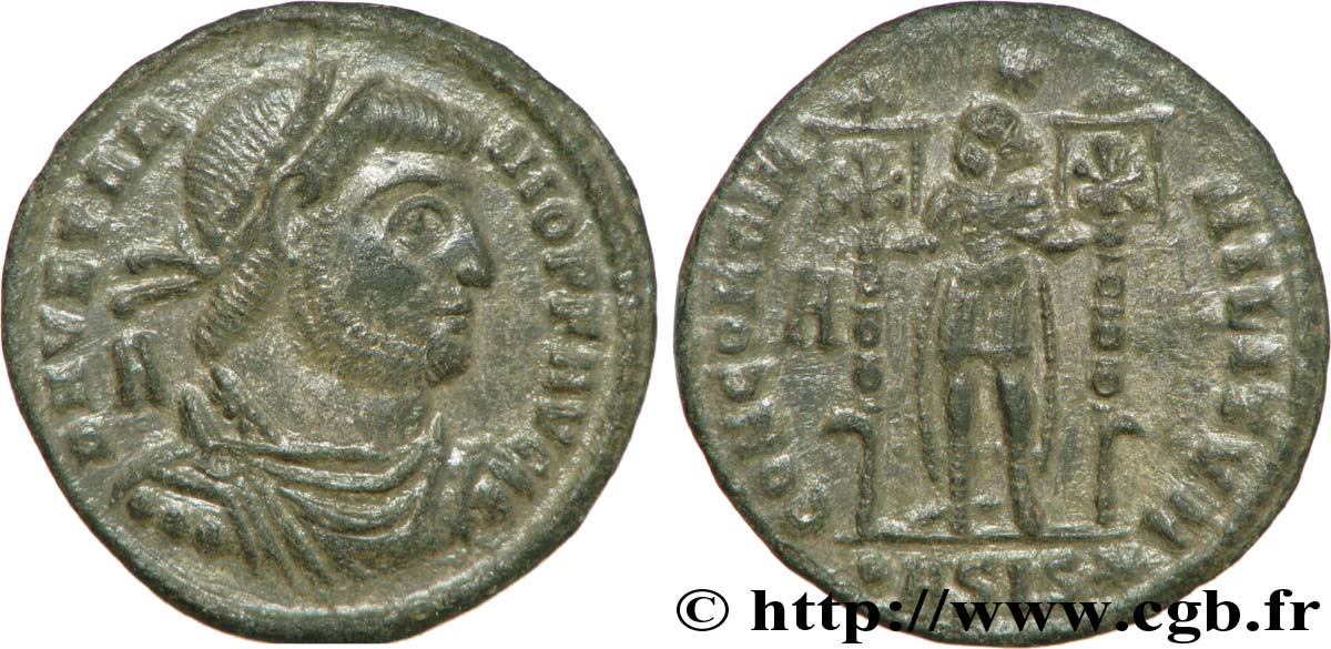 VETRANIO für CONSTANTIUS II Maiorina, (MB, Æ 2) fVZ