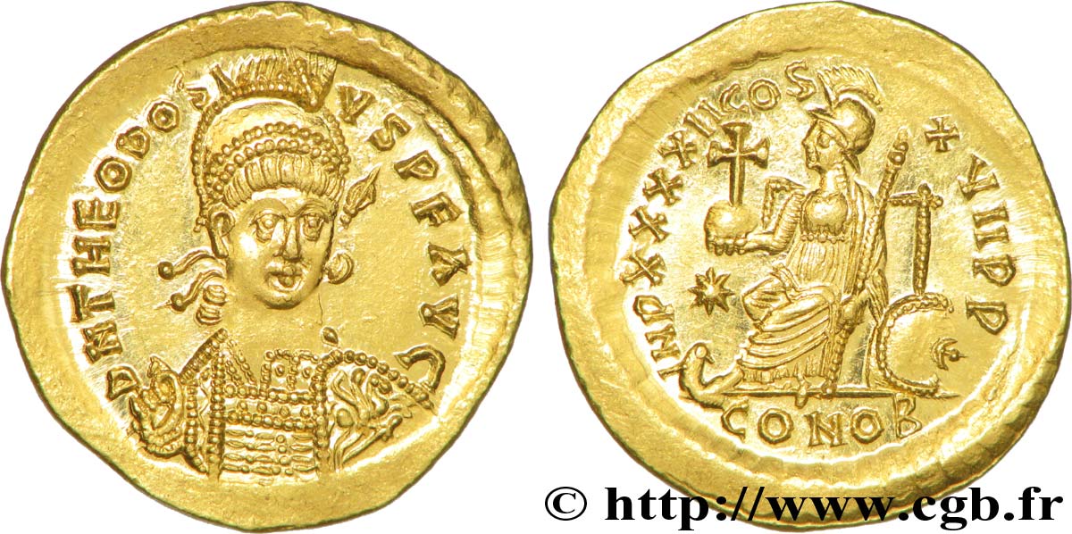 THEODOSIUS II Solidus ST