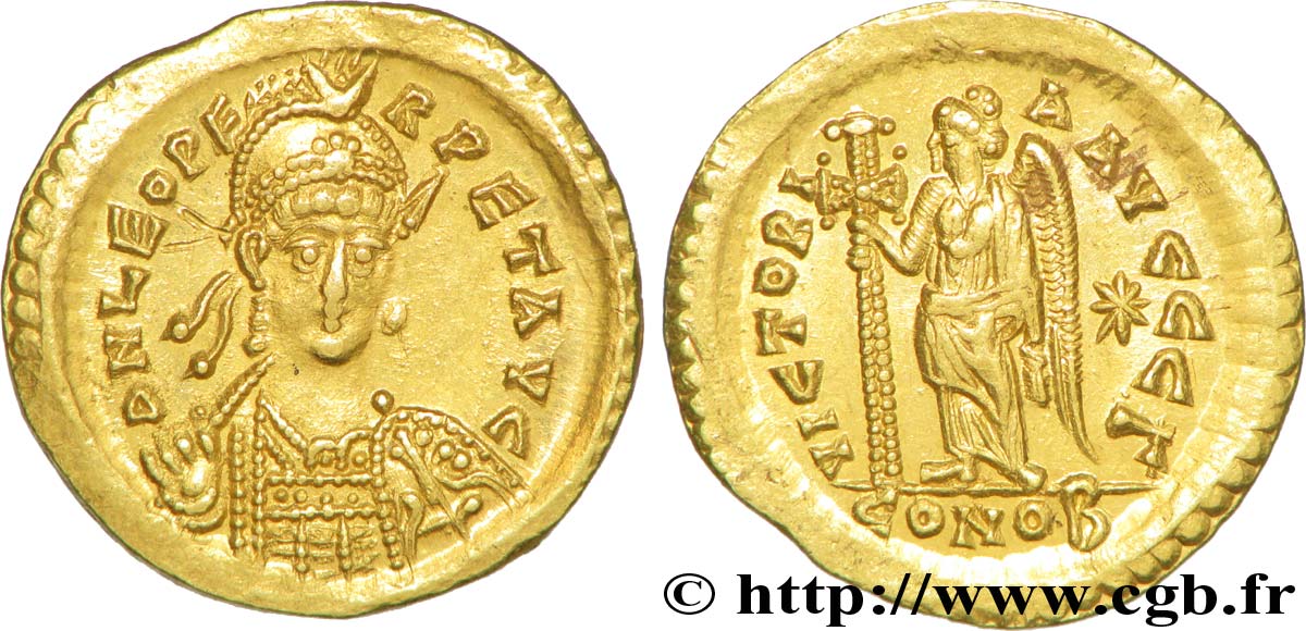 LEONE I Solidus MS