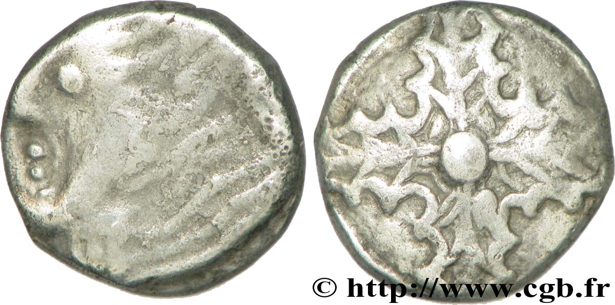 SÜDWESTGALLIEN Drachme imitation de Rhodé, S. 482 fSS/SS