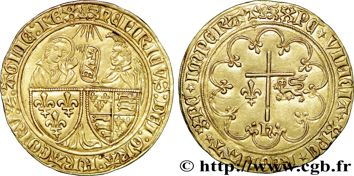 HENRY VI OF LANCASTER Salut d or n.d. Rouen AU