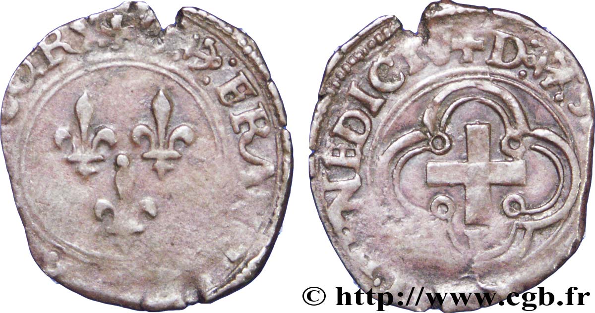 FRANCOIS I Double tournois à la croisette, 1er type n.d. Bayonne VF/XF