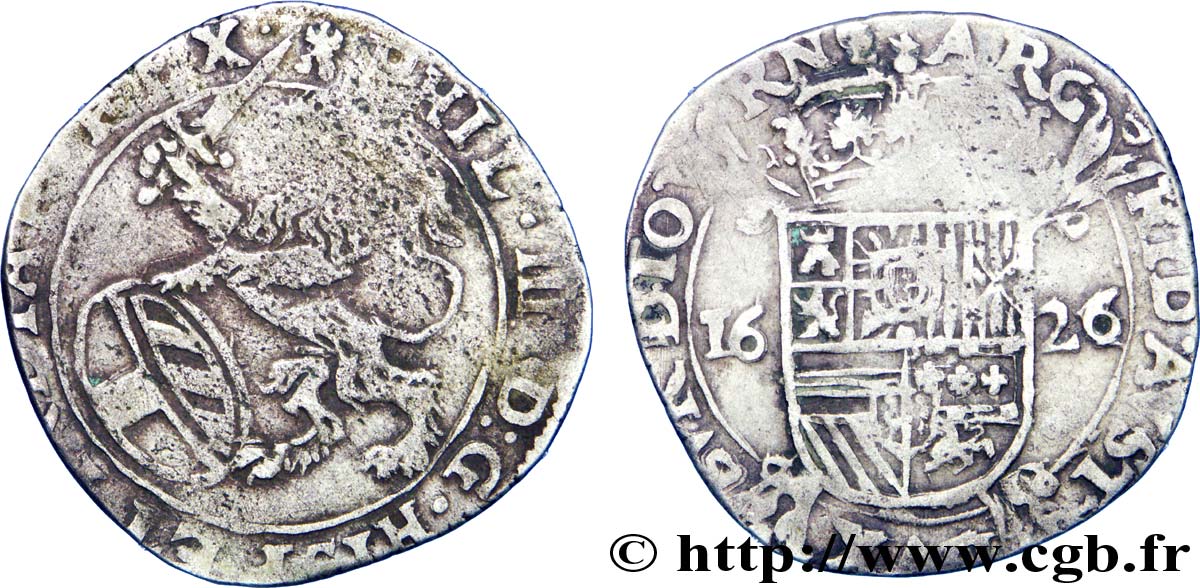 SPANISH NETHERLANDS - TOURNAISIS - PHILIP IV Escalin VF