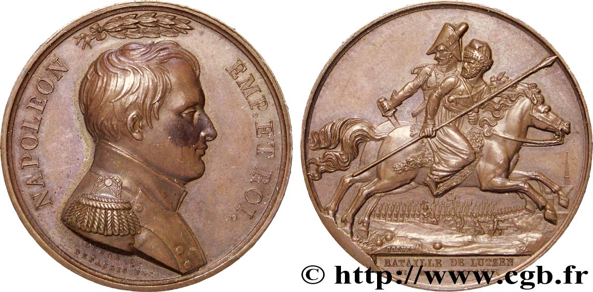 PRIMO IMPERO Médaille BR 40, Bataille de Lutzen AU
