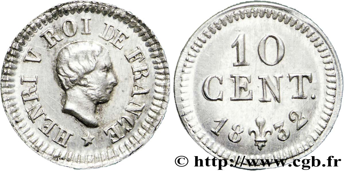 10 centimes  1832 - VG.2724  fST 