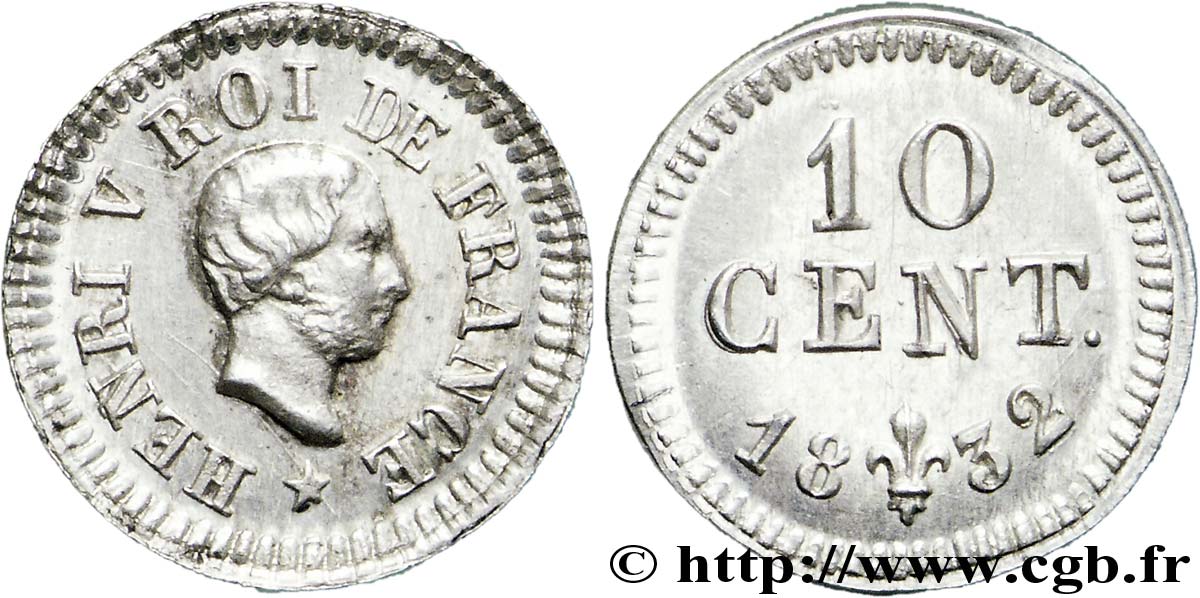 10 centimes  1832 - VG.2724  MS 