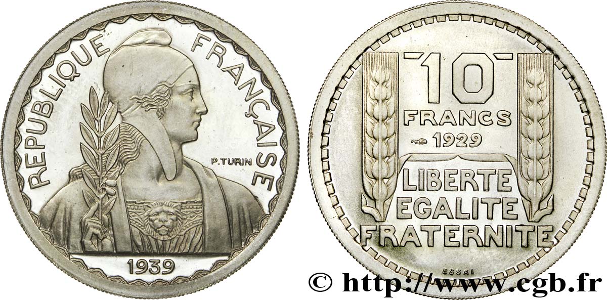 Préparation de la 20 francs Pétain, grand module, listel large, 31 mm, 10 g - Essai n.d. Paris Maz.2606 e FDC 