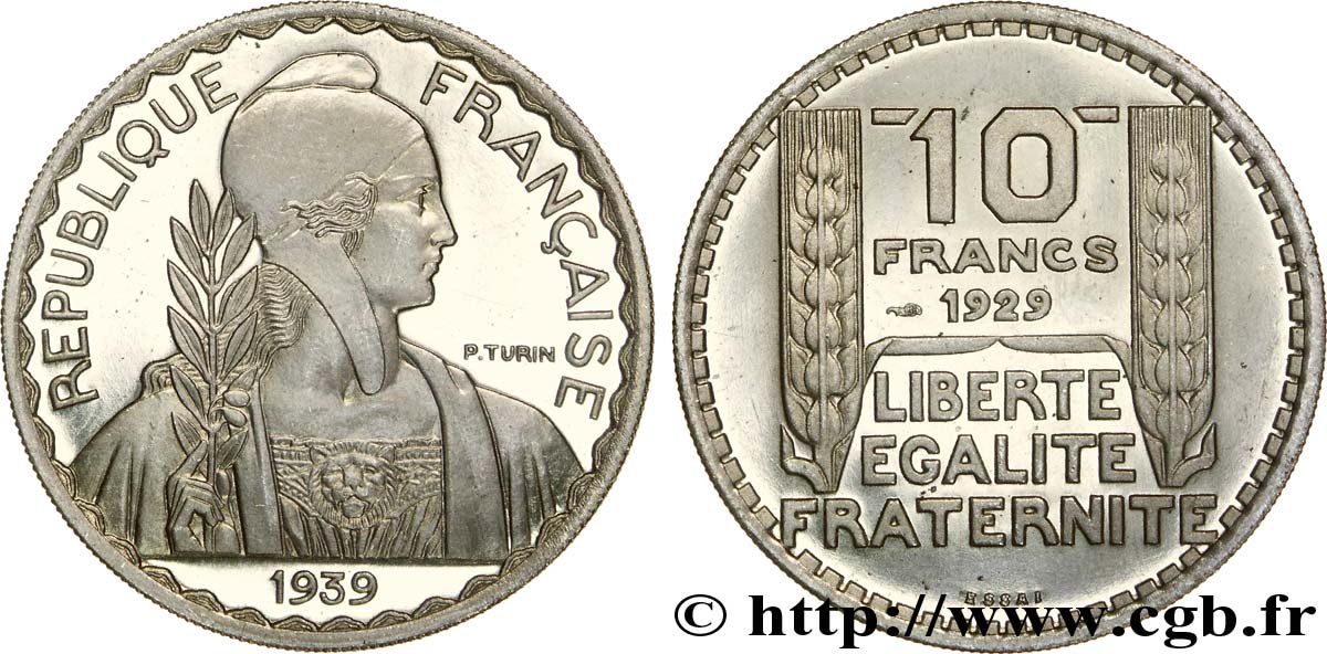 Préparation de la 20 francs Pétain, grand module,  30 mm, 13 g - Essai n.d. Paris Maz.2606 b SC 