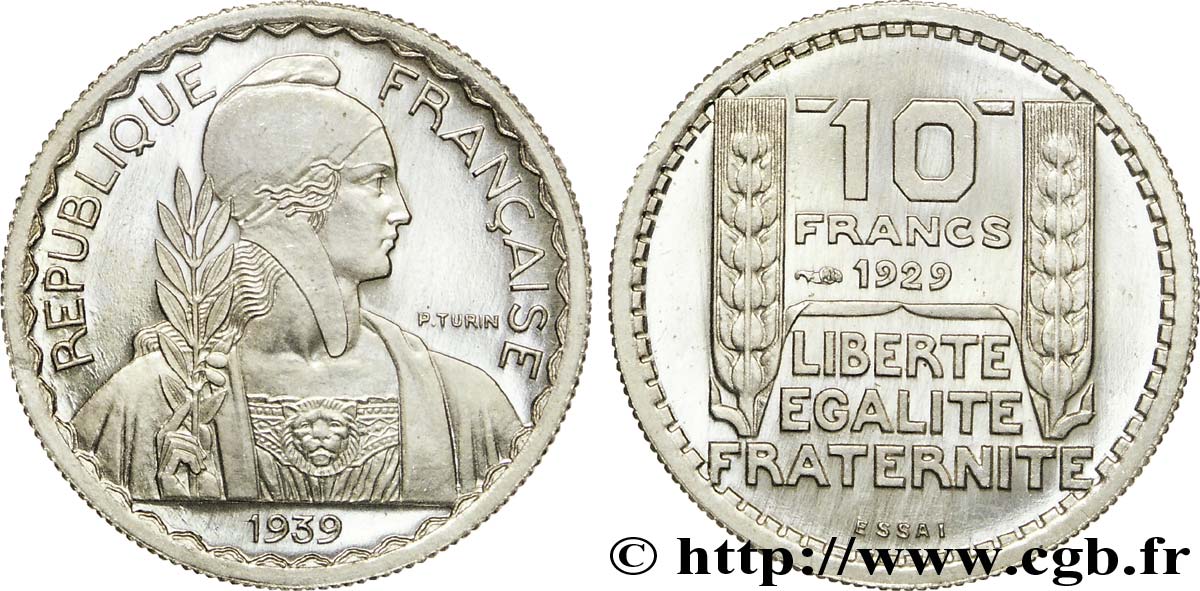 Préparation de la 5 francs Pétain, très petit module, 20 mm, 4 g - Essai n.d. Paris Maz.2606 e MS 