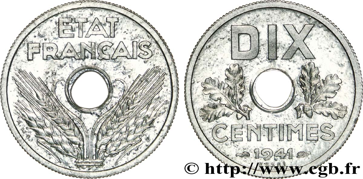 Essai de dix centimes 1941 Paris G.289  fST 