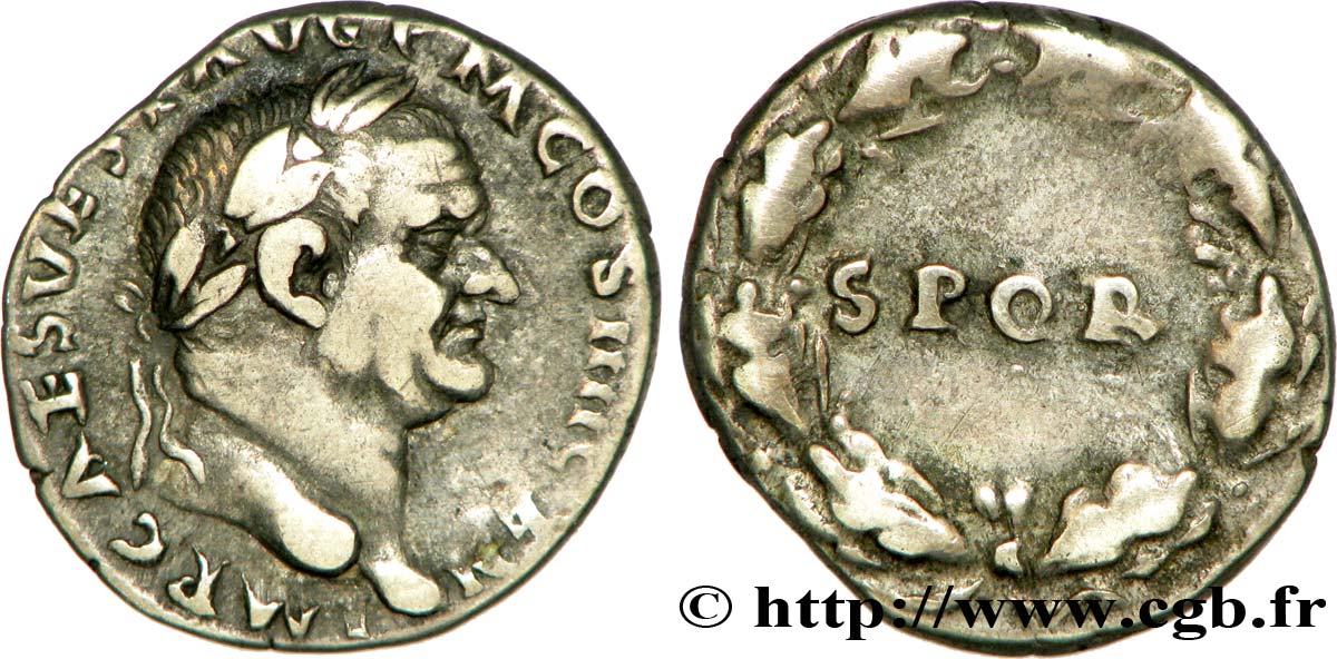 VESPASIAN Denier XF