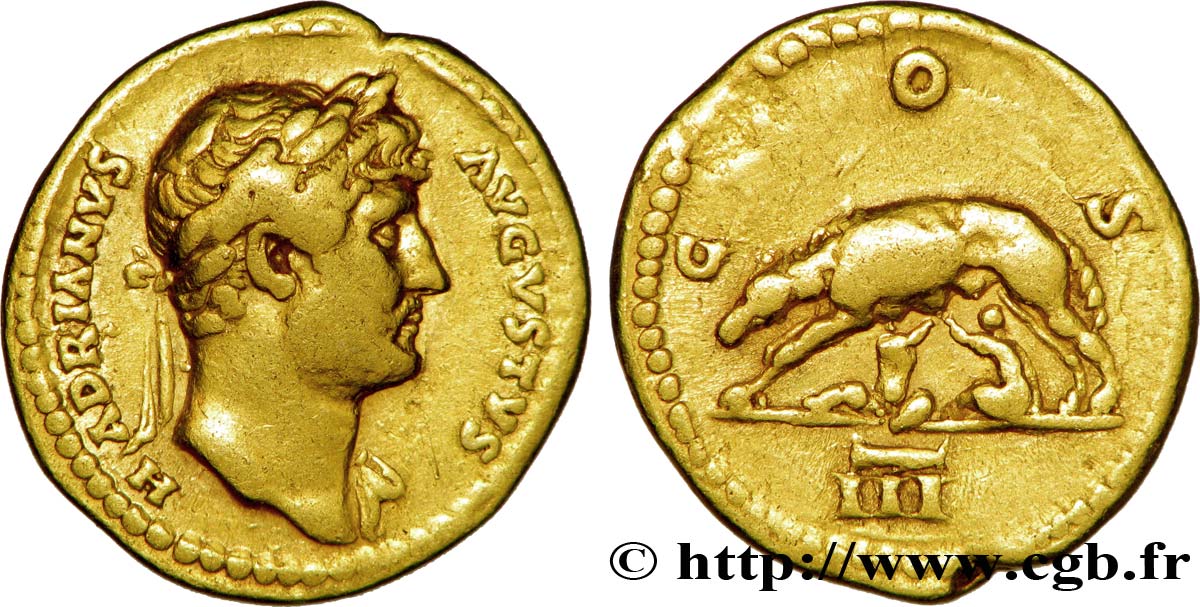 HADRIAN Aureus XF