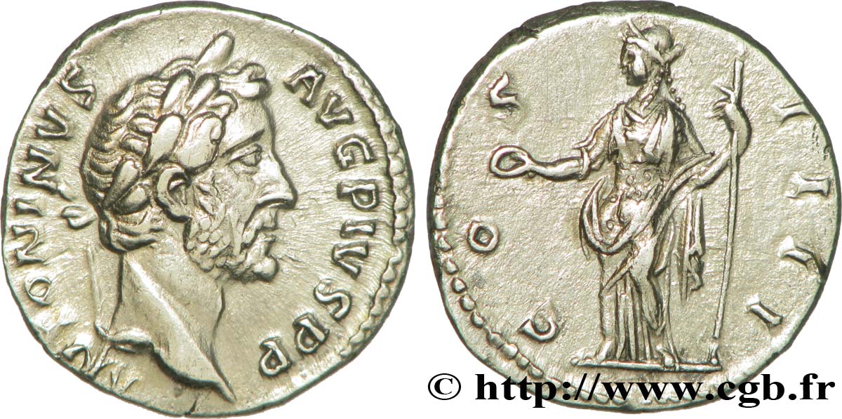 ANTONINUS PIUS Denier VZ